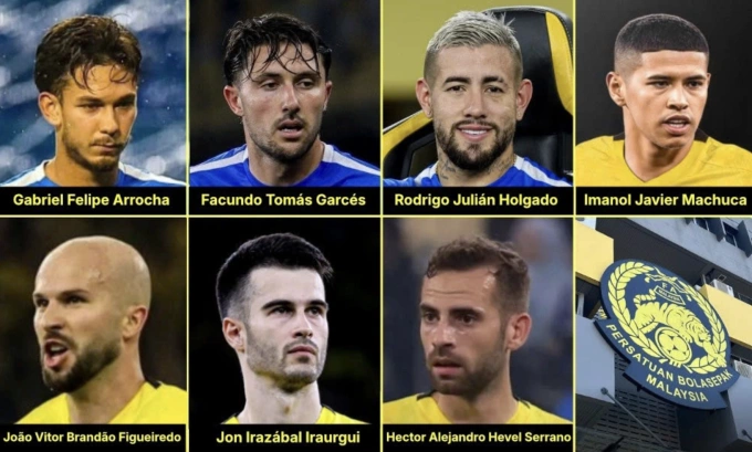7 cầu thủ nhập tịch Malaysia bị FIFA phạt trong trận thắng Việt Nam 4-0